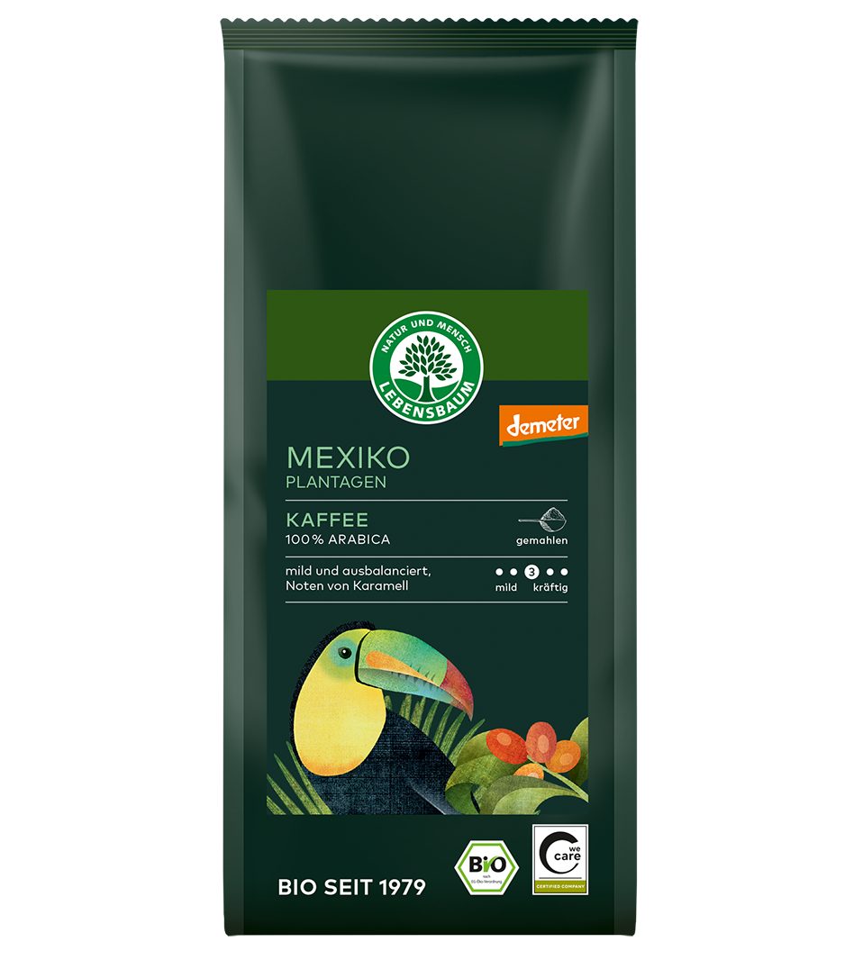 Mexiko Plantagen Kaffee, gemahlen, 250 g