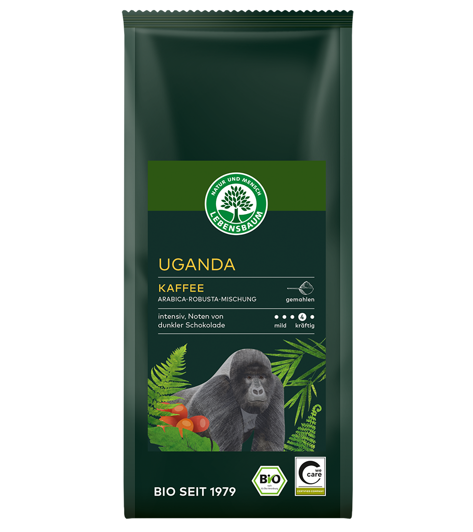 Uganda Kaffee, gemahlen, 250 g